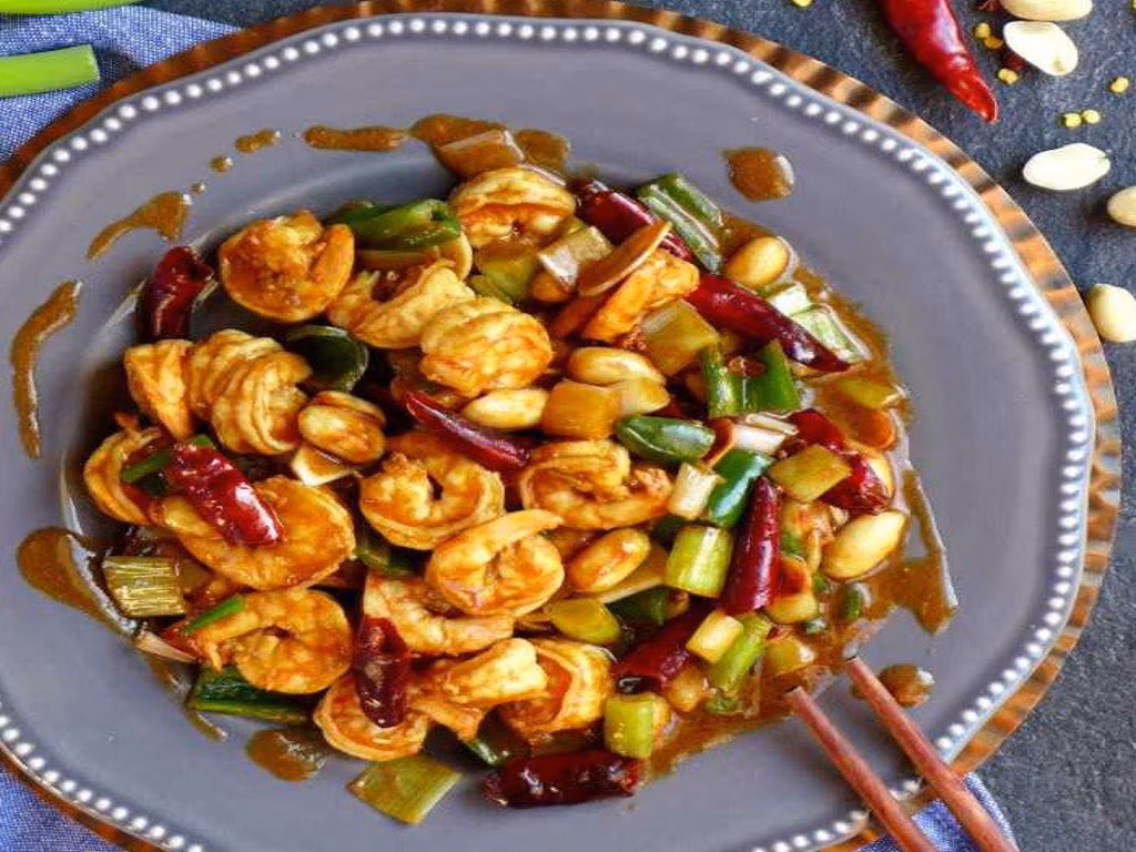 Kung Po Prawns