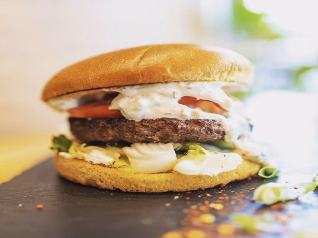 Lamb Tzatziki Burgers